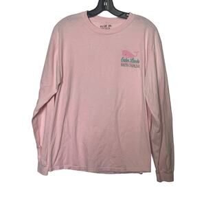 Blue 84 T Shirt Women's Size Medium Pink Outer Banks North Carolina Short Sleeve